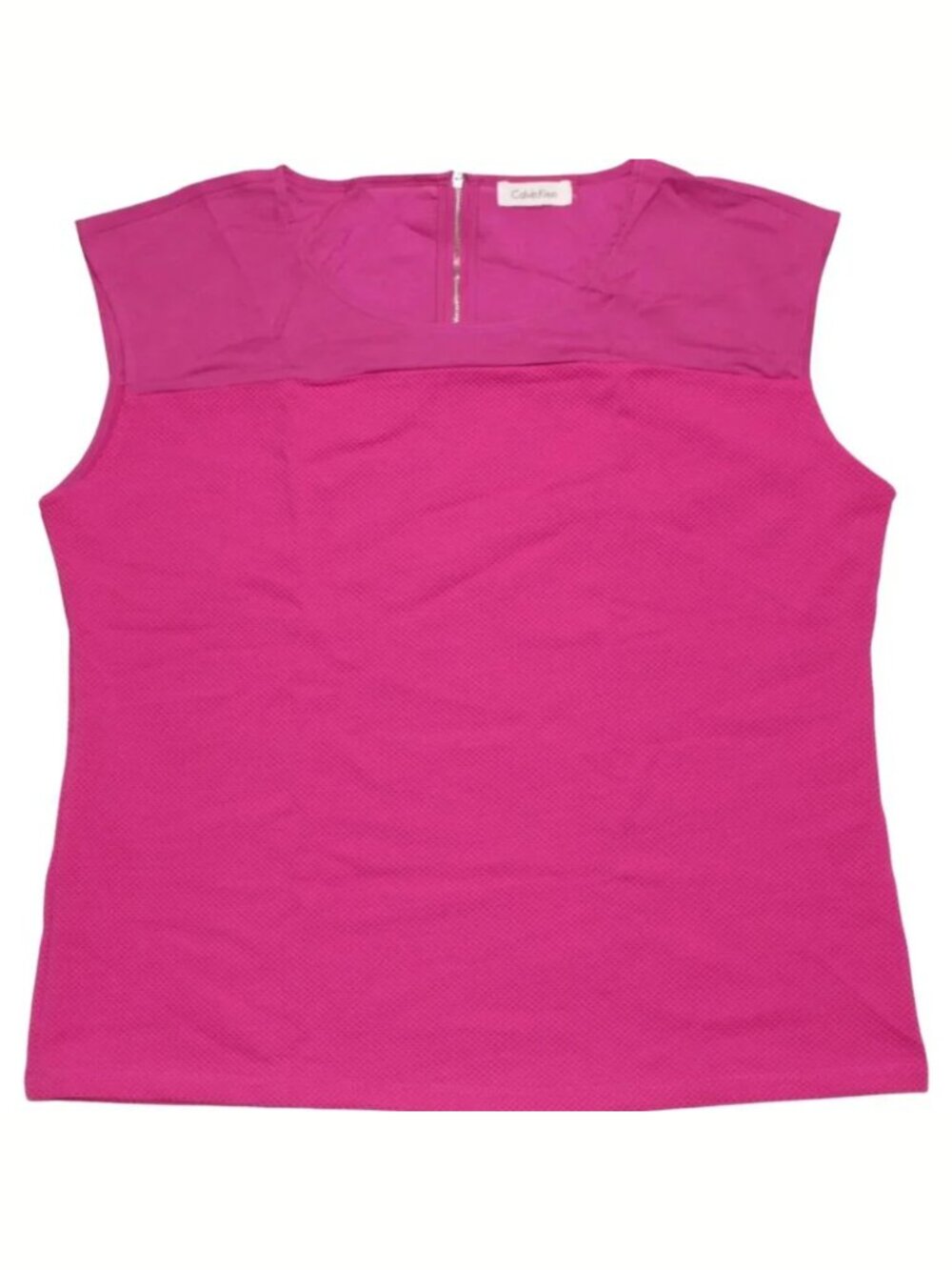 Calvin Klein Women's Sleeveless Pink Shirt S52TM24A NWT Size XL